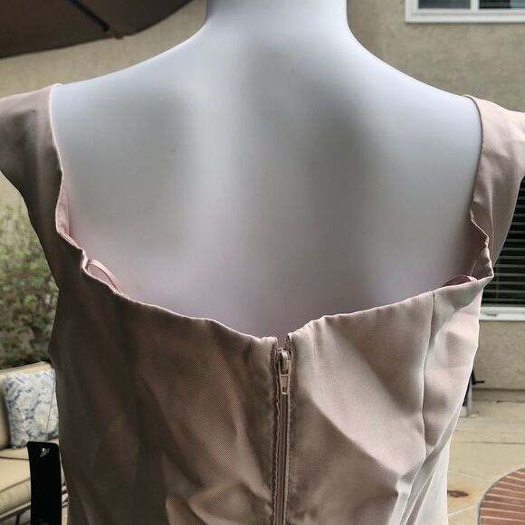 Sequin Hearts Ruffle Hem Off Shoulder Mermaid Gown - Picture 5 of 8